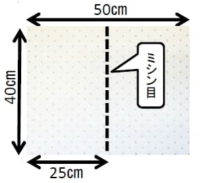 Y∑ミシン目ウエス