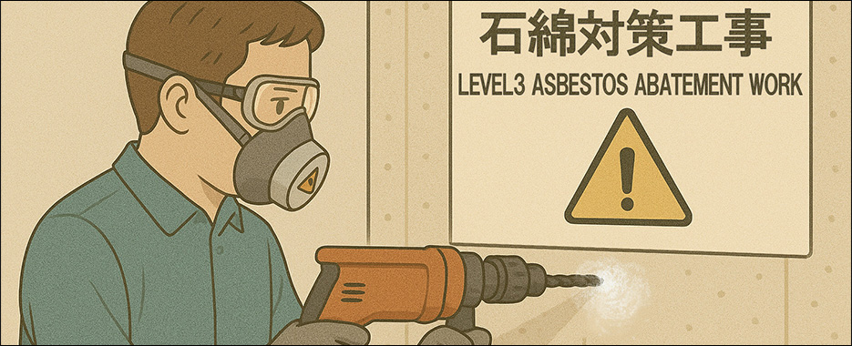 アスベスト対策工事(レベル3)